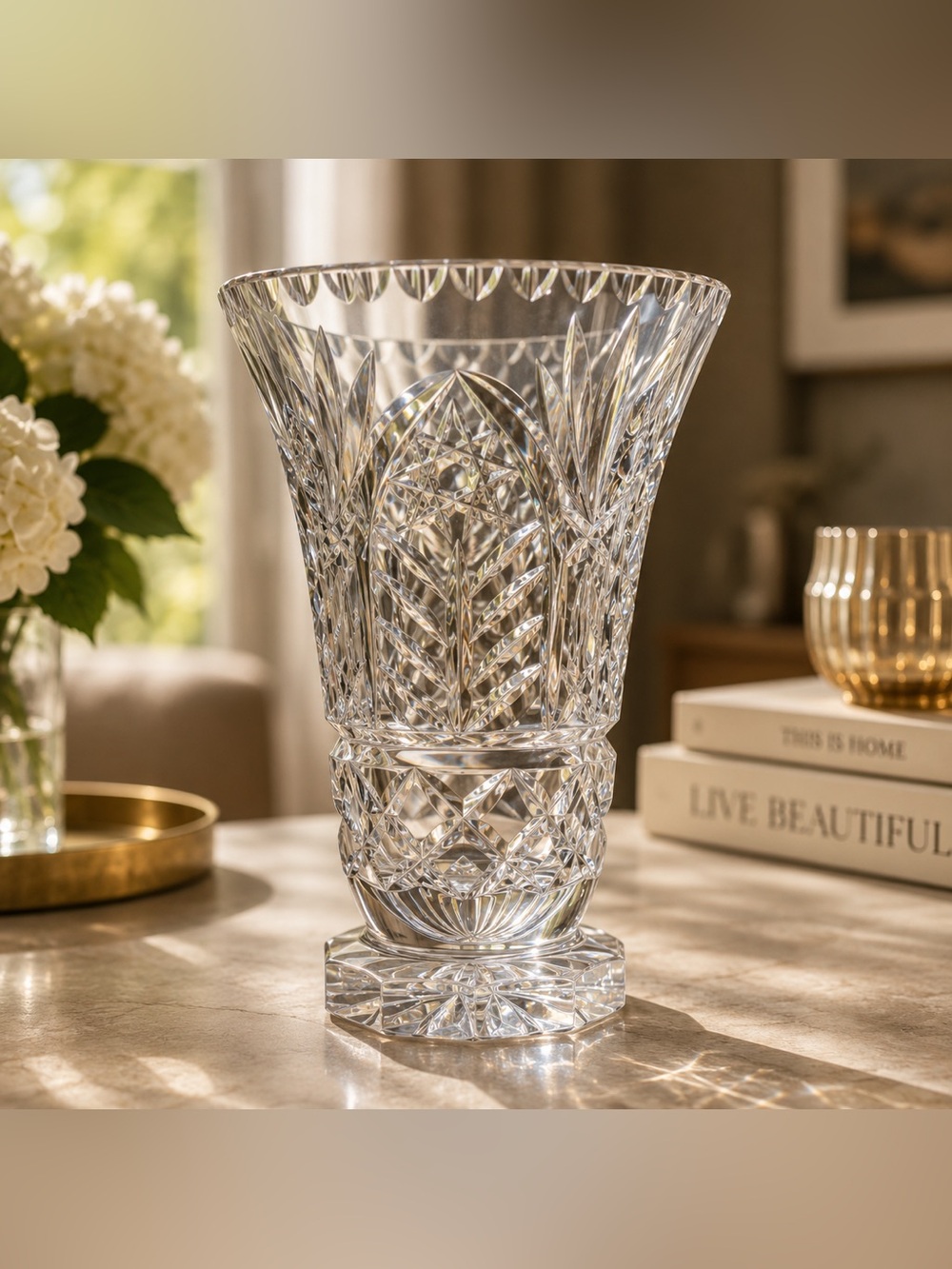 Elegant Crystal Vase